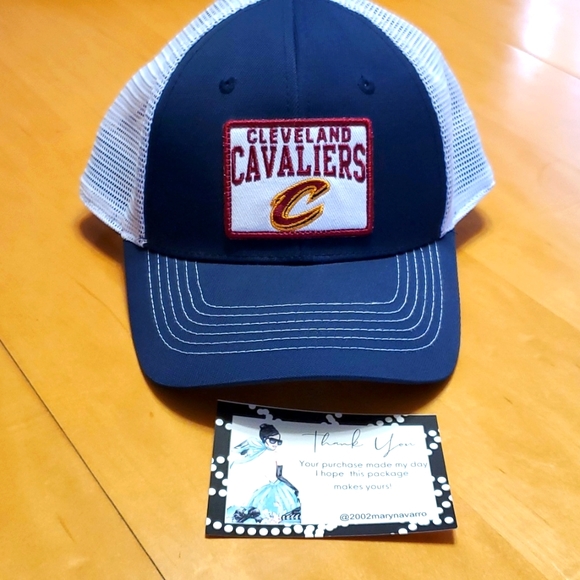 Cleveland Cavaliers mesh cap 🏀 Navy Blue with Maroon lettering, OS☆ adjustable - Picture 8 of 8